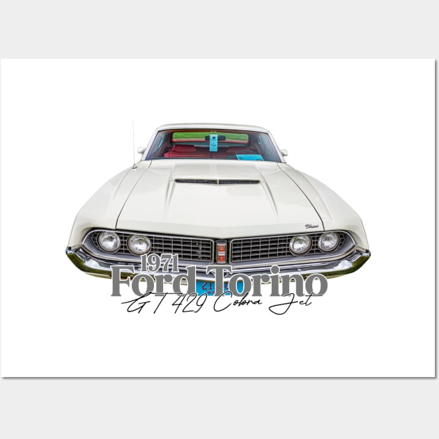 1971 Ford Torino Gt 429  Cobra Jet Wall Art by Gestalt Imagery